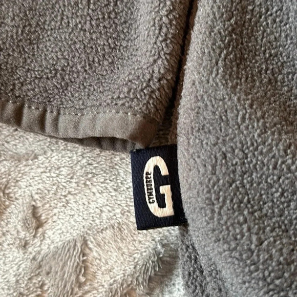Gymboree - Grey/Black mock neck pullover fleece. Size M - Picture 3 of 4